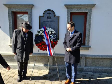 Minister za obrambo in Stanko Cvenkel